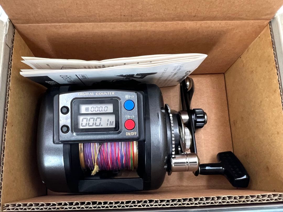 マミヤオーピー フェニックスLD-5500 デジタルカウンター 船用リール