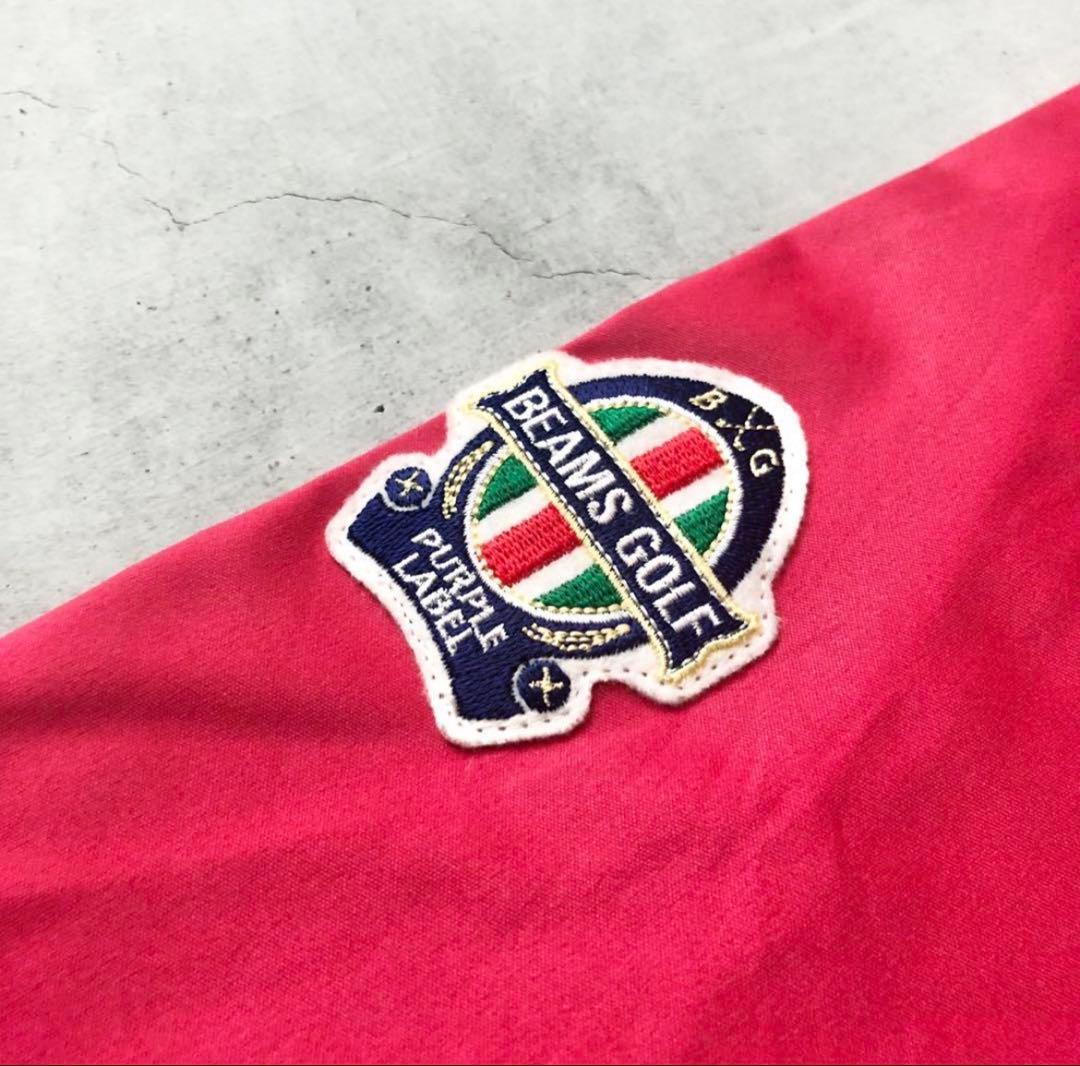 BEAMS GOLF パープルレーベル タラッティワッペン ウインドプルオーバー