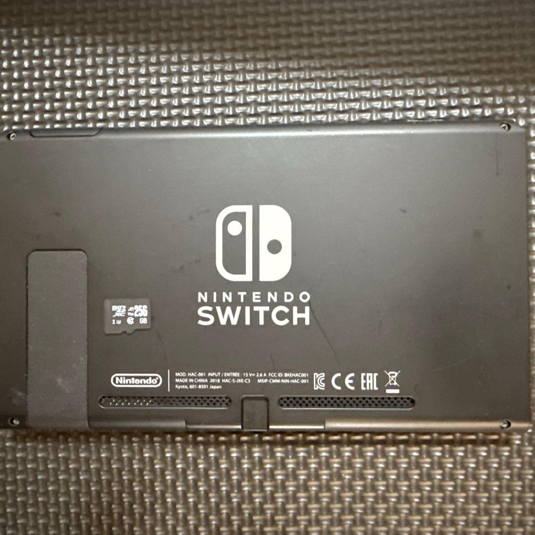 Nintendo Switch 本体 赤/青 箱あり SDカード256GB付き
