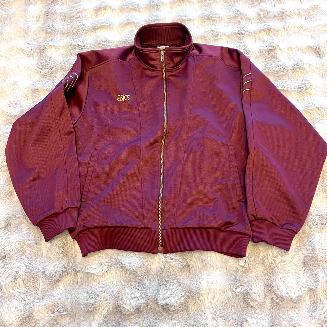 美品 asics アシックス セットアップジャージ 日本製　LL相当　Y2K