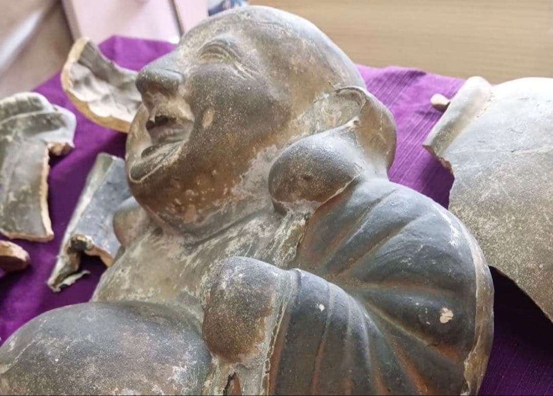 江戸時代中期〜後期　布袋様陶器破片残骸