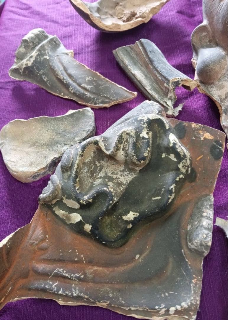 江戸時代中期〜後期　布袋様陶器破片残骸