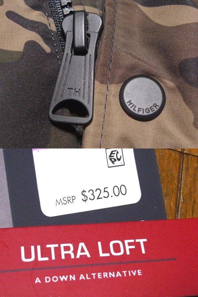 【大きい】2XL3XL日本サイズ位トミーヒルフィガー2WAY極暖ダウンジャケット