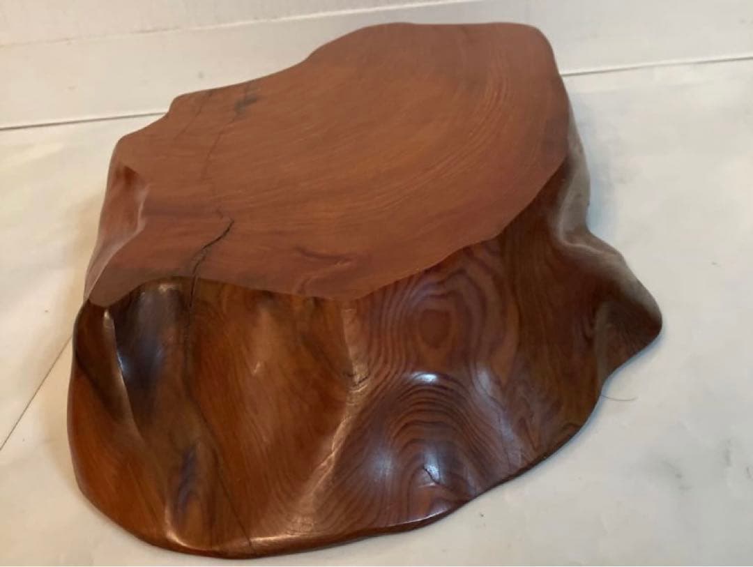 屋久杉希少　飾り台　屋久杉工芸品　世界遺産