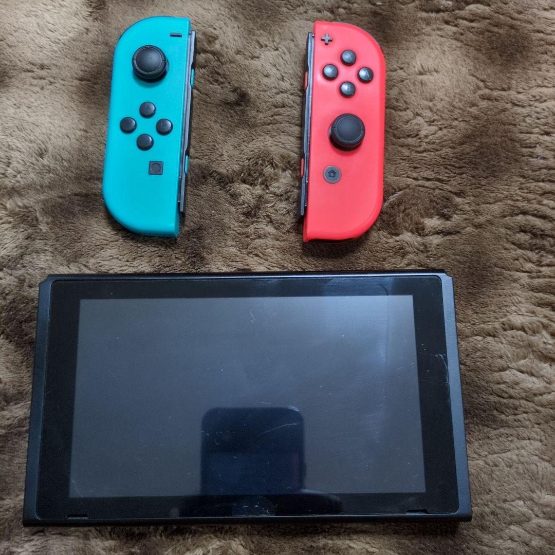 【ジャンク画面焼けあり】【Switch本体】