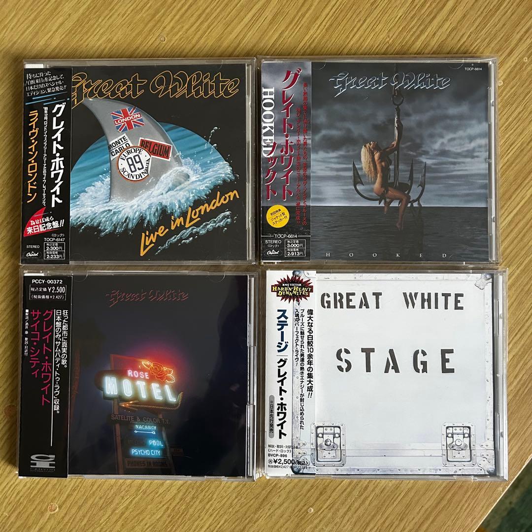グレイト・ホワイト GREAT WHITE 関連 日本盤帯付CD15枚セット