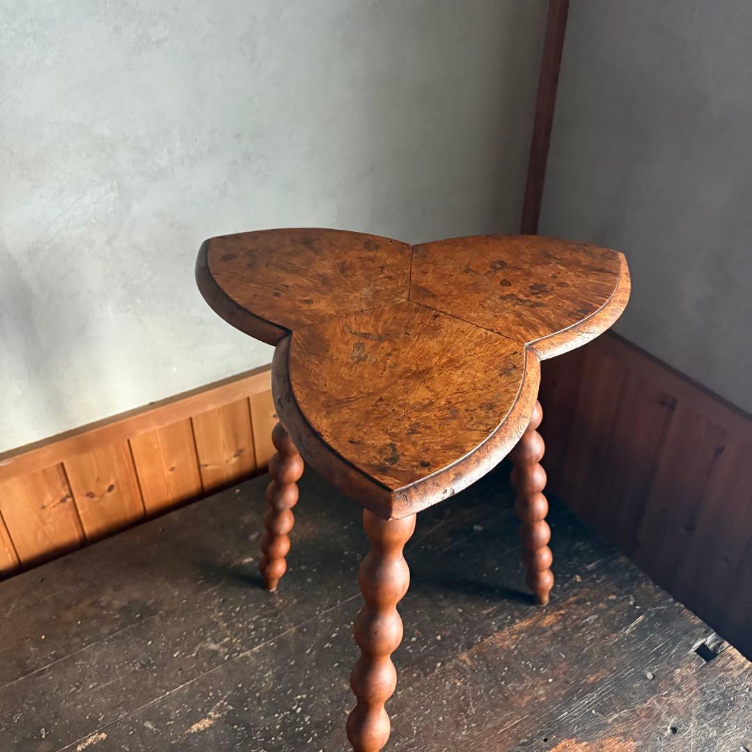 フランスアンティーク《ボビンレッグサイドテーブル》