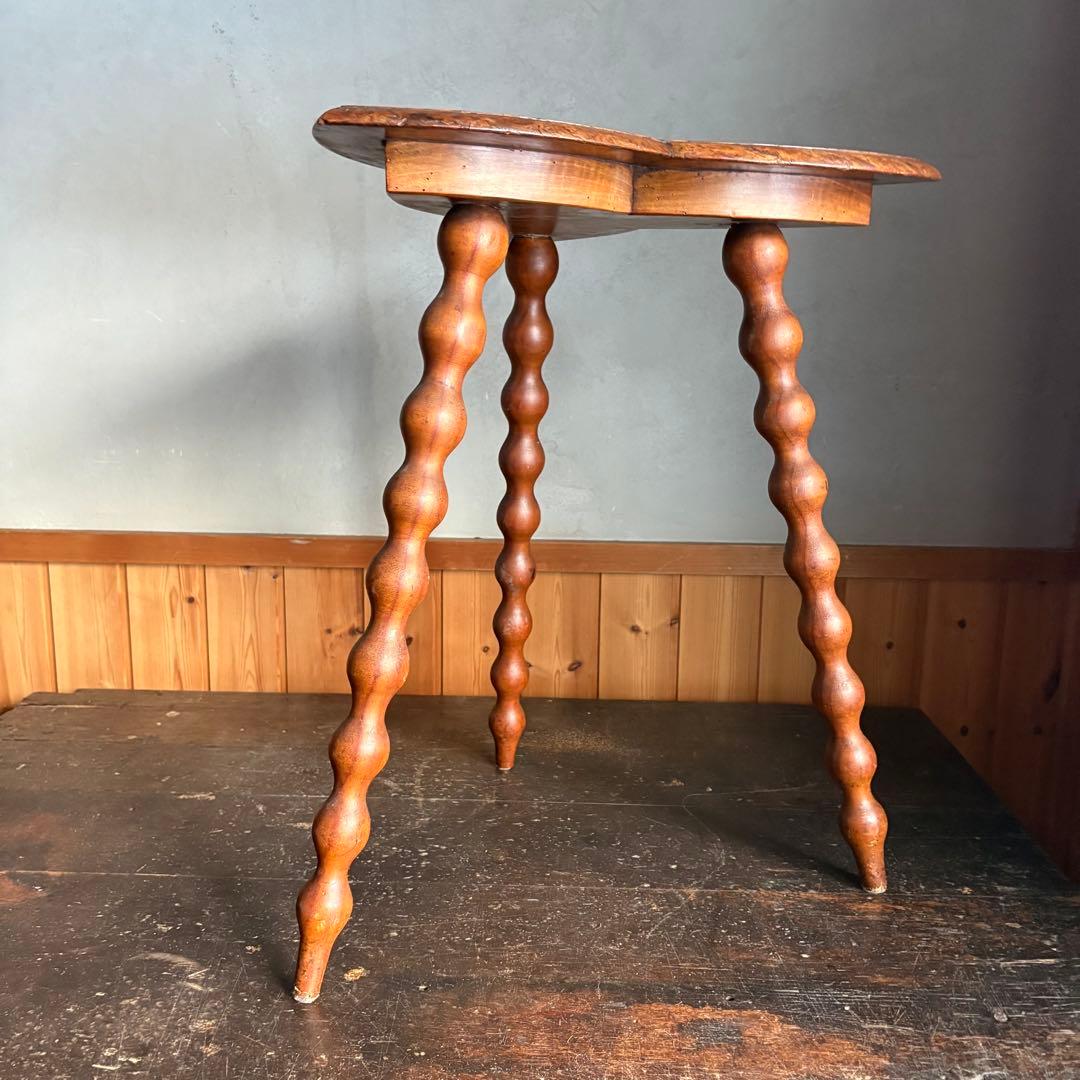 フランスアンティーク《ボビンレッグサイドテーブル》