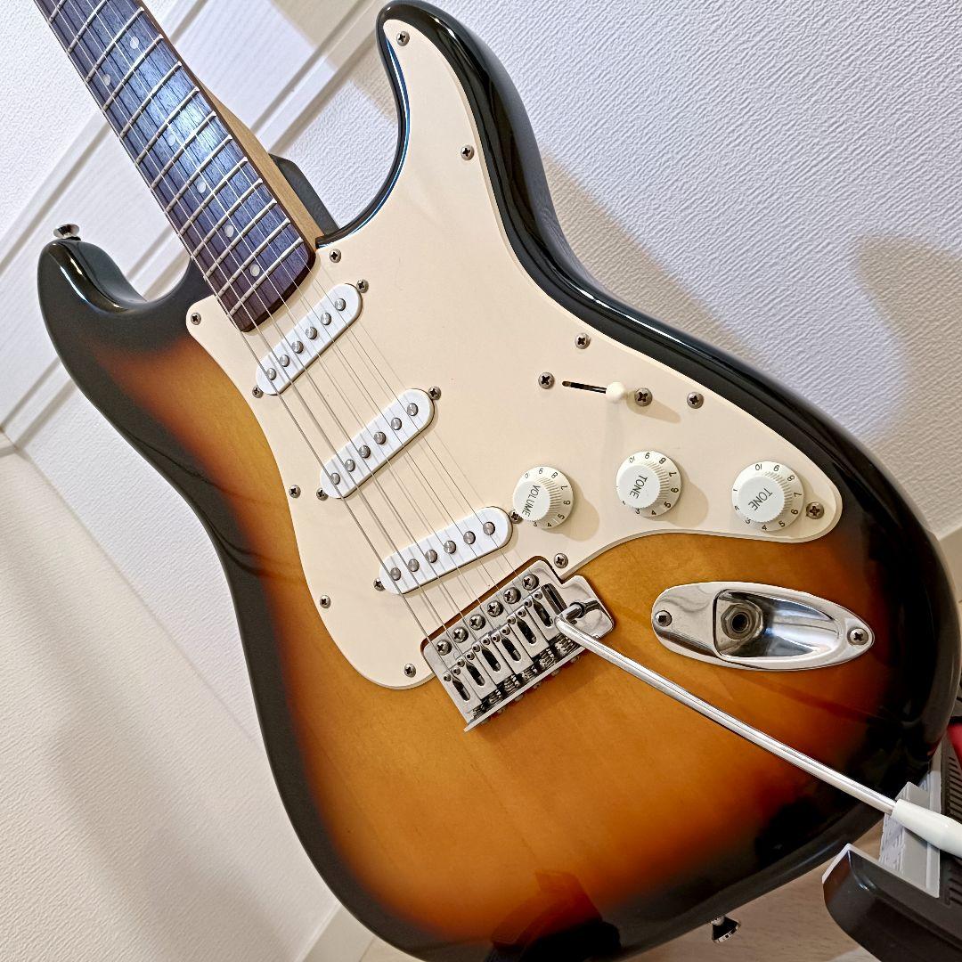 【メンテ済】Squier エレキギター ストラトキャスター サンバースト