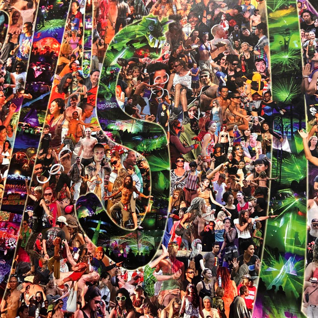 LET'S DANCE TRANCE PARTY コラージュ ポスター