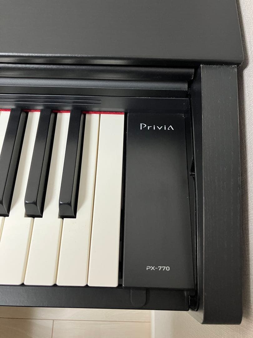 【2023年製】電子ピアノ Privia PX-770BK 椅子付き 鹿児島引取