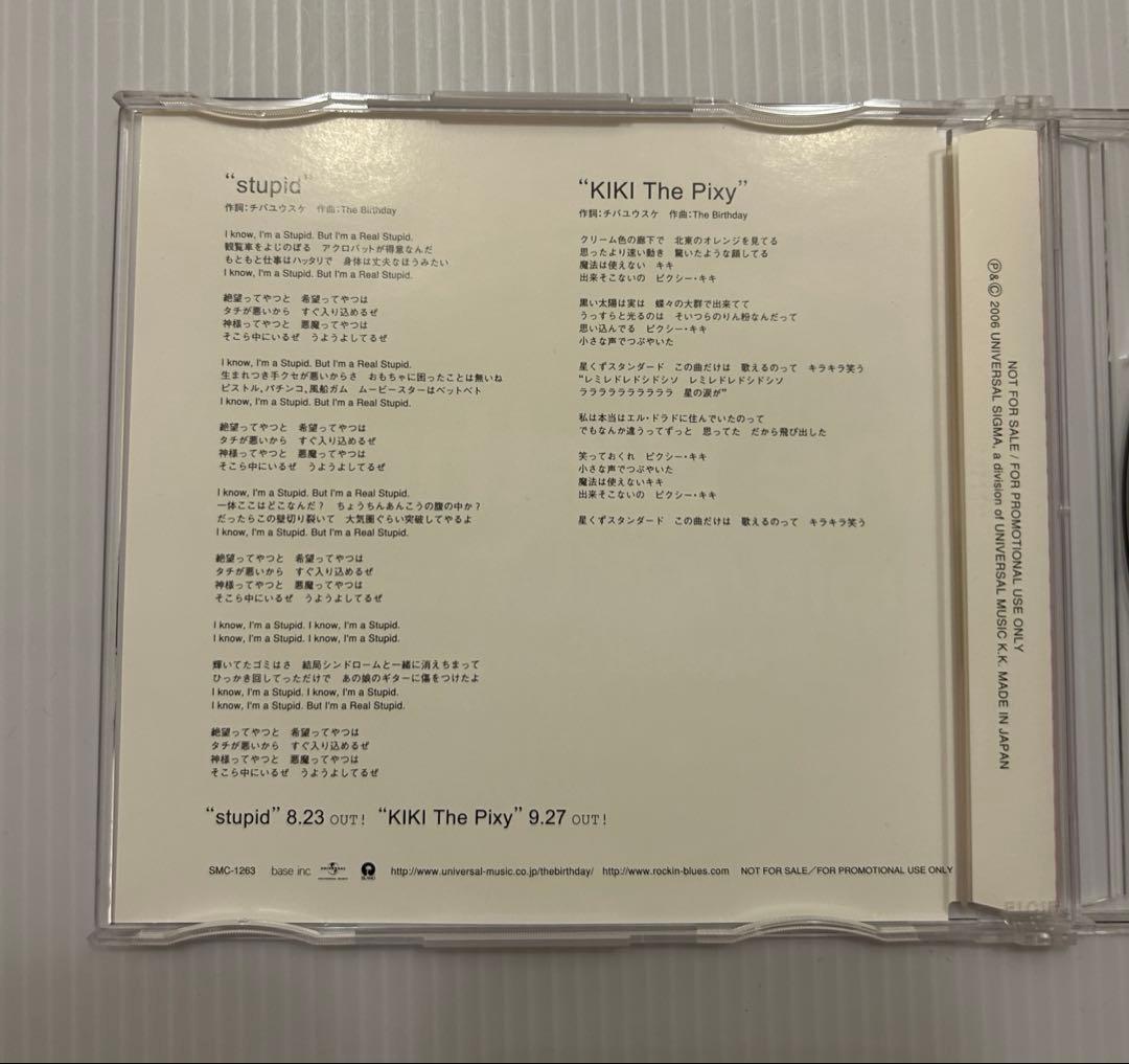 The Birthday チバユウスケ CD