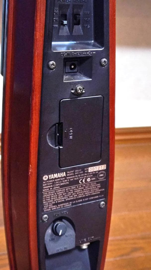 【動作確認済】YAMAHA サイレントチェロ SVC-200 ACアダプター付