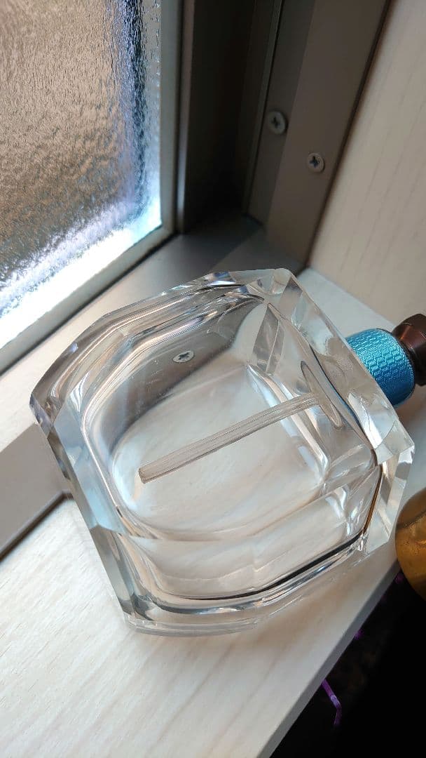 アンティーク香水瓶 アトマイザー パフュームボトル エナメル ティファニーブルー