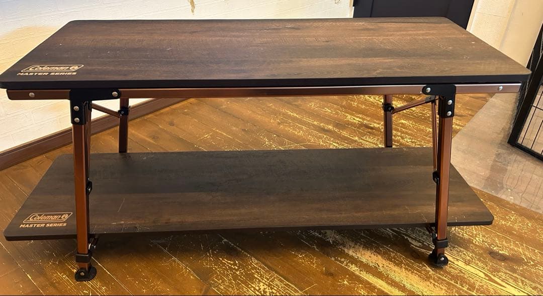 専用 Coleman Butterfly Multi Shelf 二段式テーブル