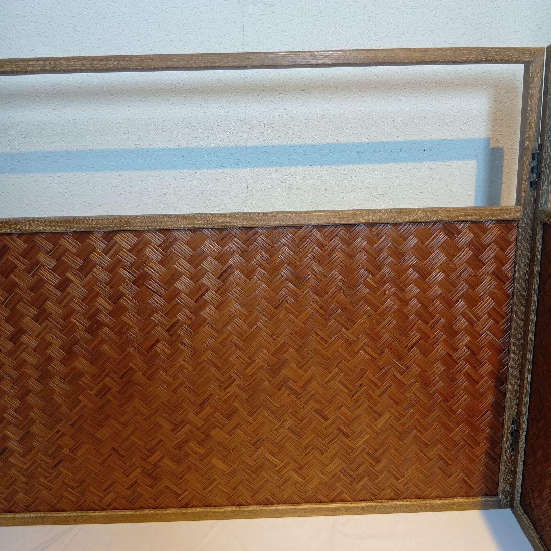 値下げ茶道具　風炉先屏風　網代　美品