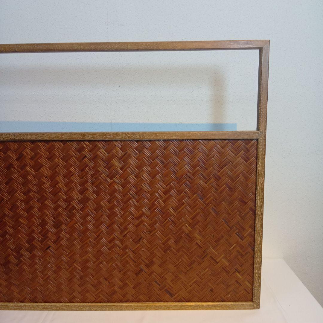 値下げ茶道具　風炉先屏風　網代　美品