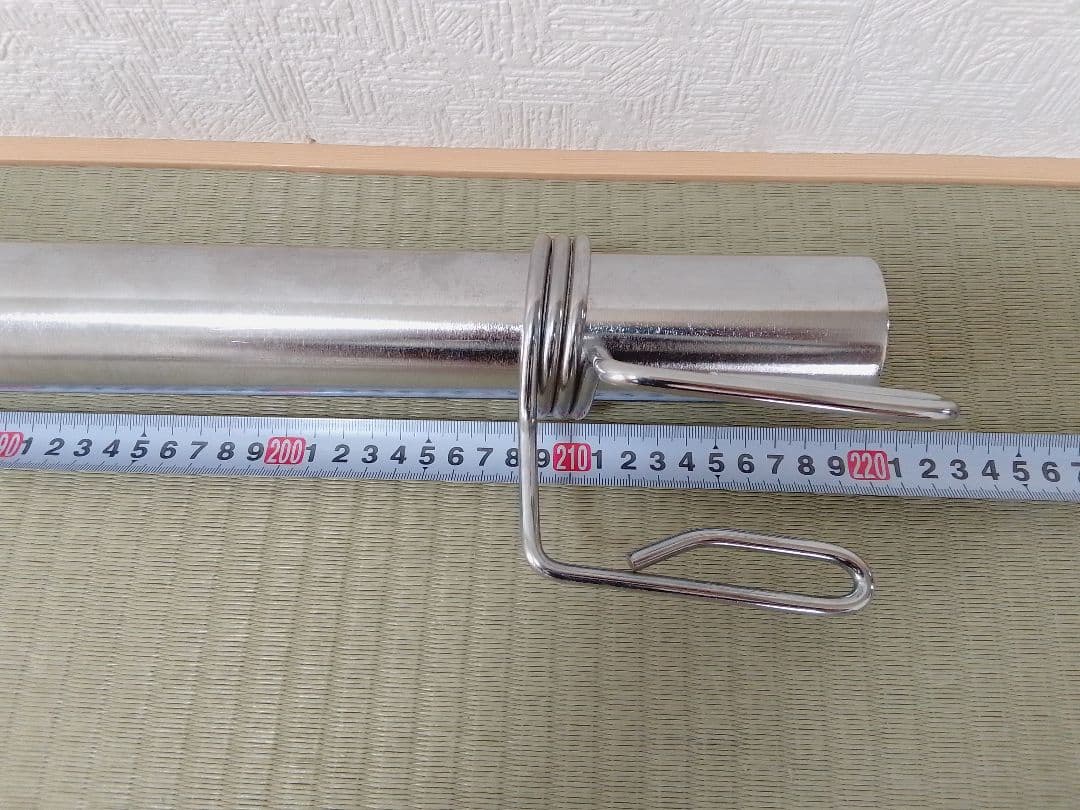 オリンピック バーベルシャフト 220cm ストレートバー 50mm径