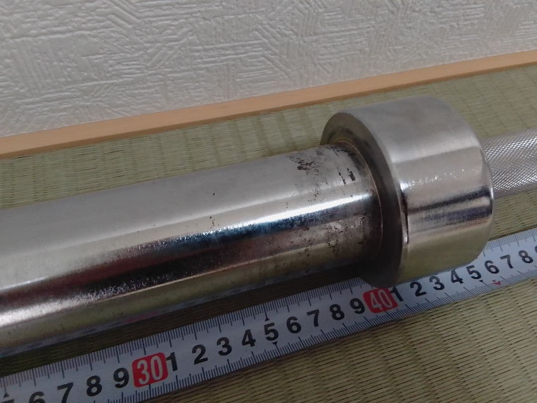 オリンピック バーベルシャフト 220cm ストレートバー 50mm径