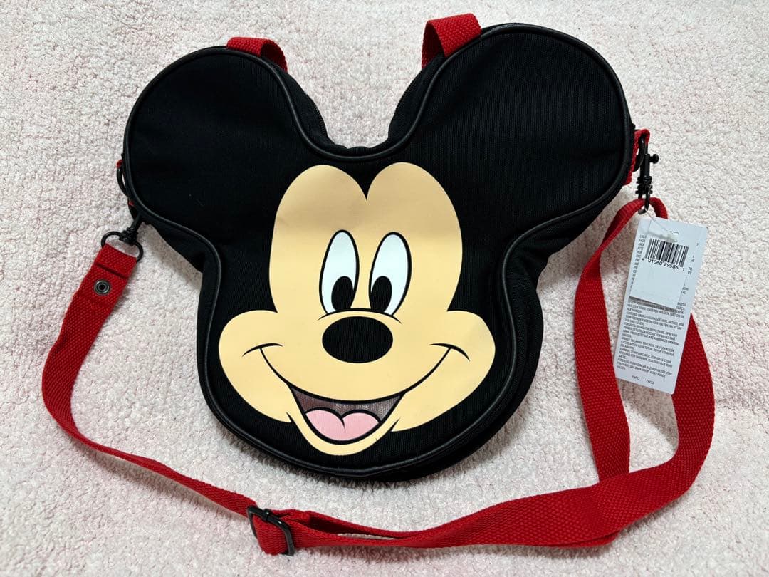 新作 2026 ディズニー ミッキー ビッグフェイス ミニトート ショルダー