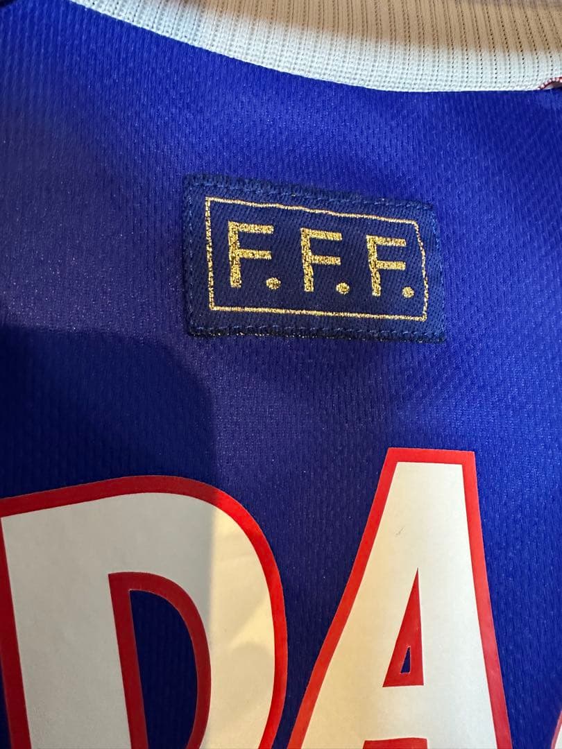 正規品 98/00 フランス代表 ユニフォーム ジダン　Lサイズ