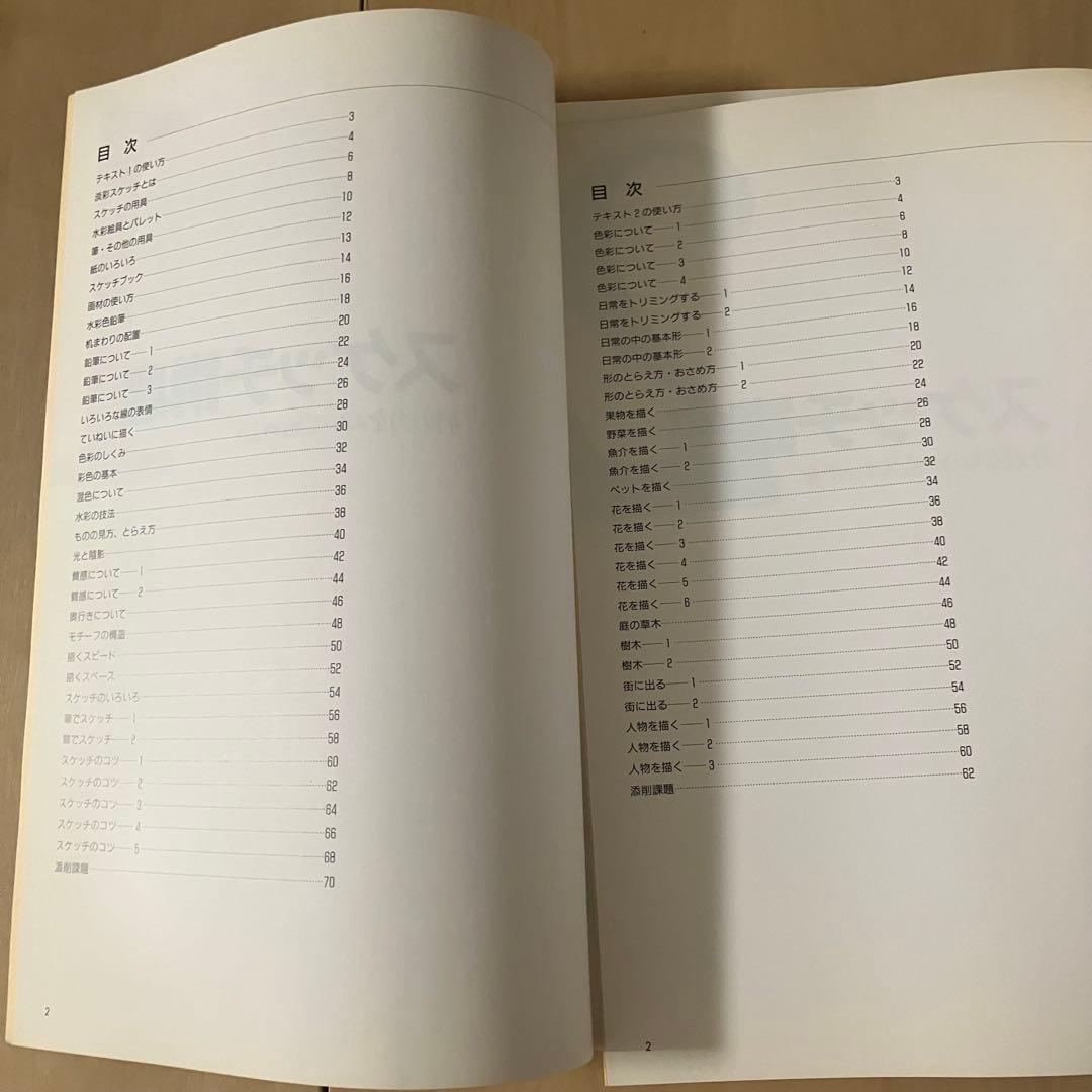 画材一式 ユーキャンの水彩画 スケッチ講座４冊