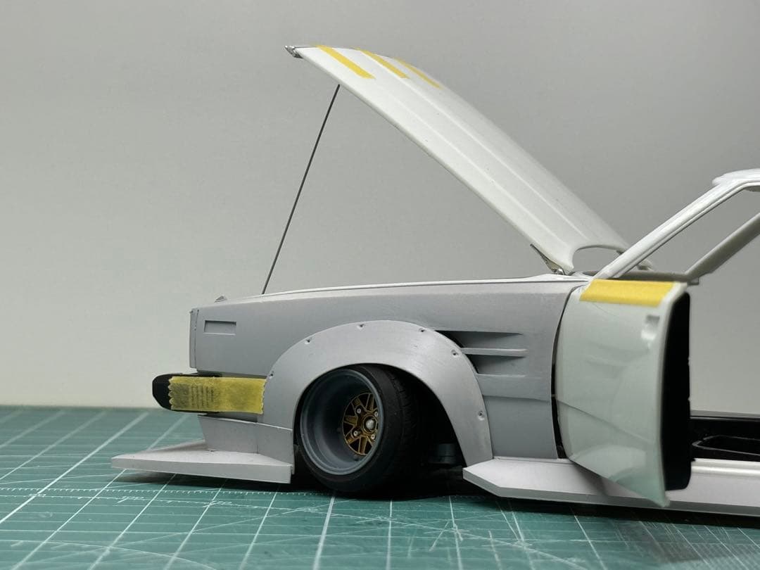 製作中 1/20 ニチモ バンダイ スカイライン ジャパン 街道レーサー