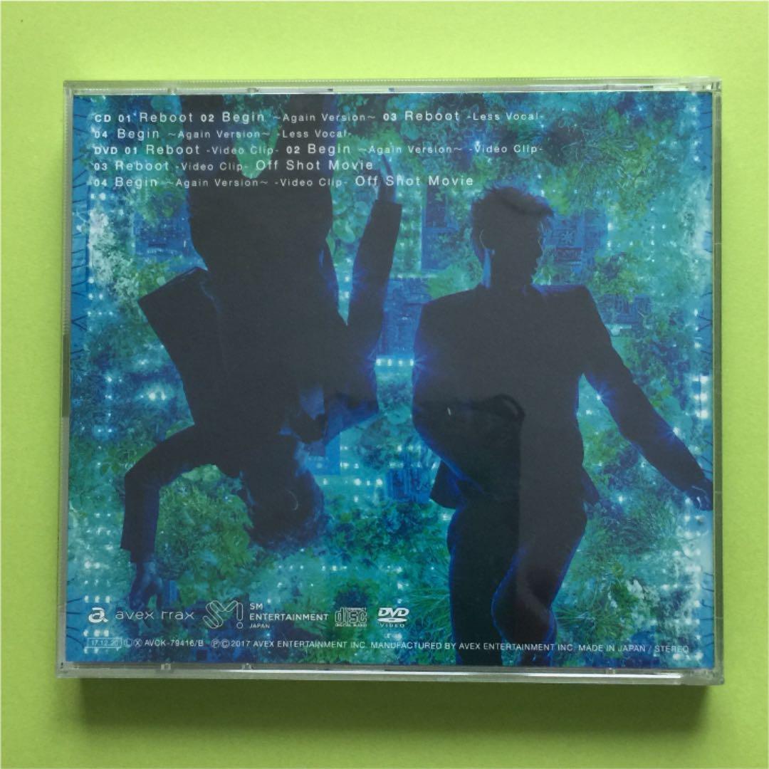 39■予約済み540■Reboot 東方神起 初回限定盤CD+DVD