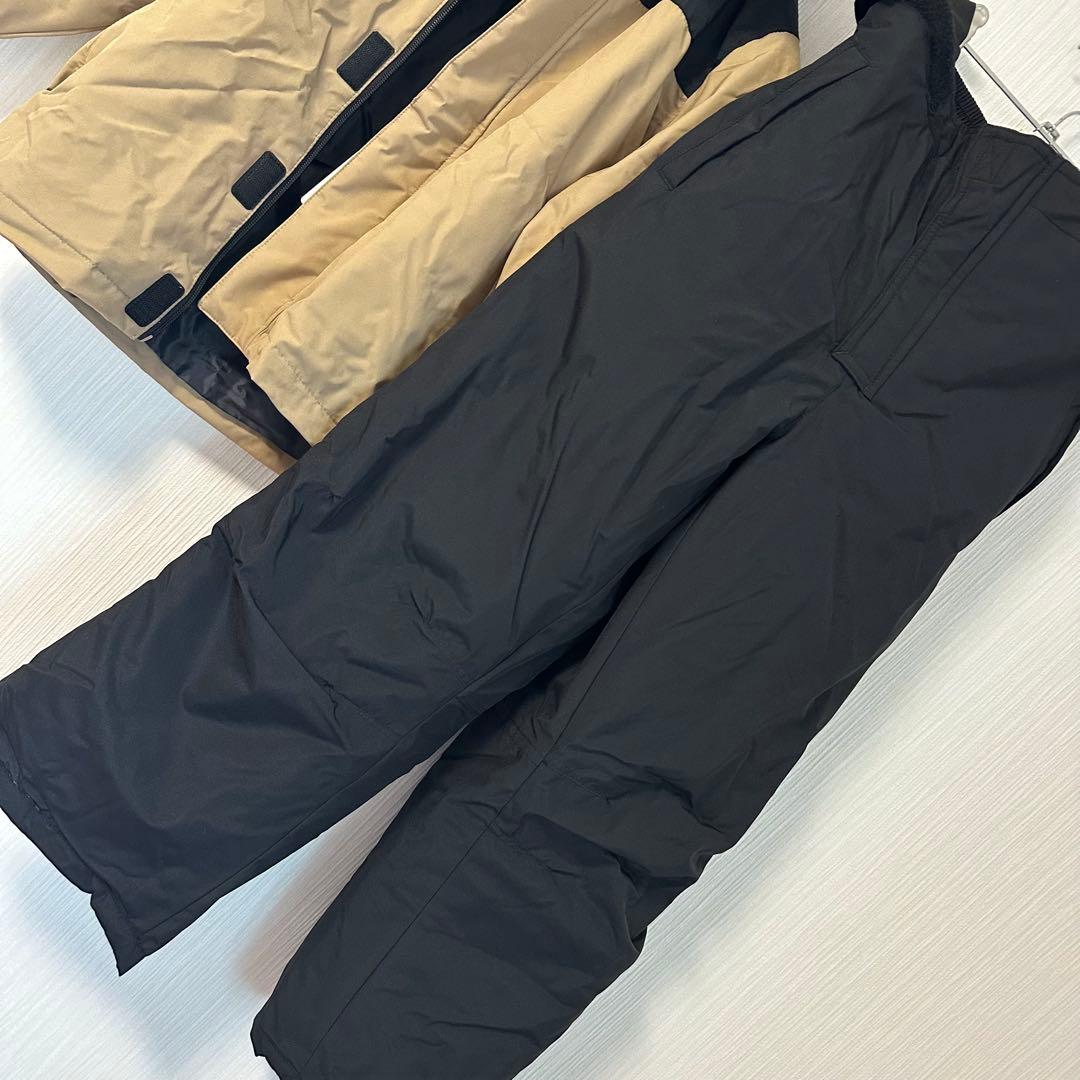 ⭐️新品⭐️ スノーウェア　防寒　ウェア　ベージュ 撥水加工 ジャケット　パンツ