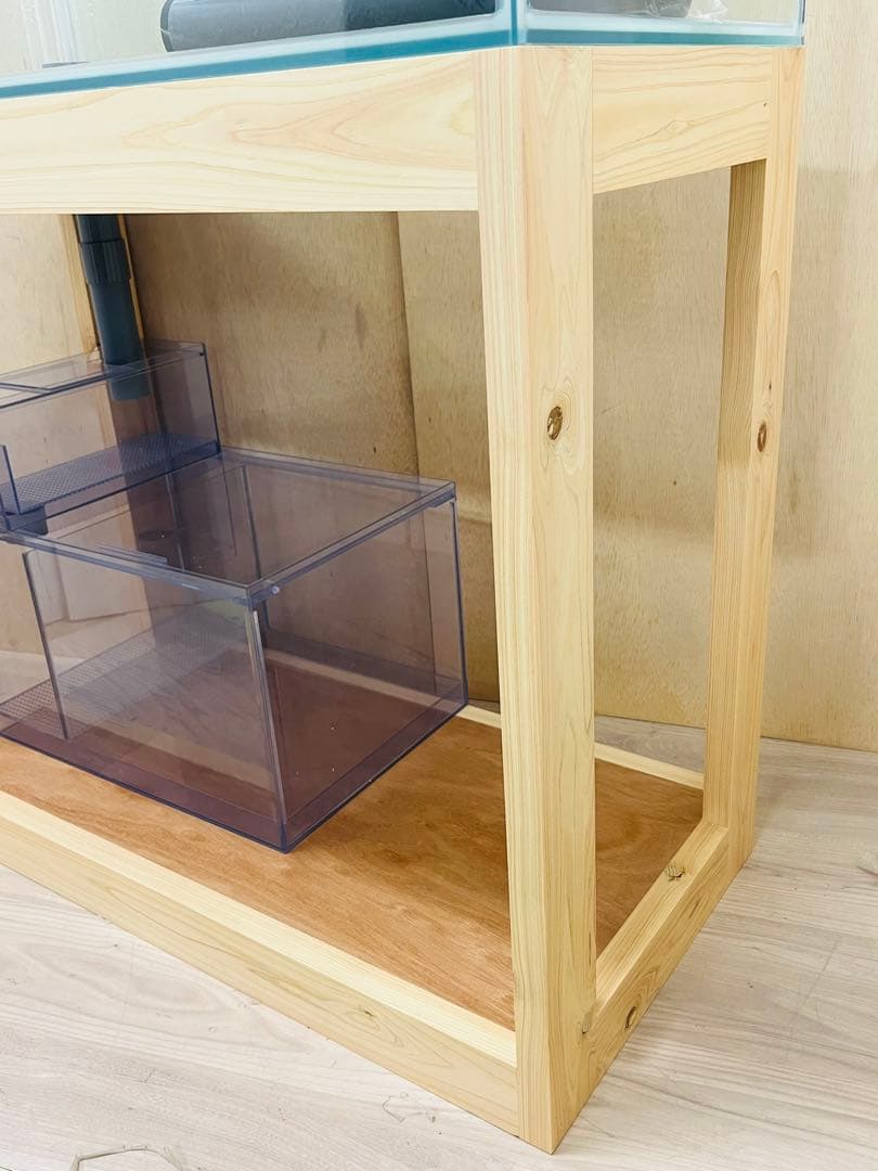 一台限定　900x450x450㎜オールガラスオーバーフロー水槽 セット