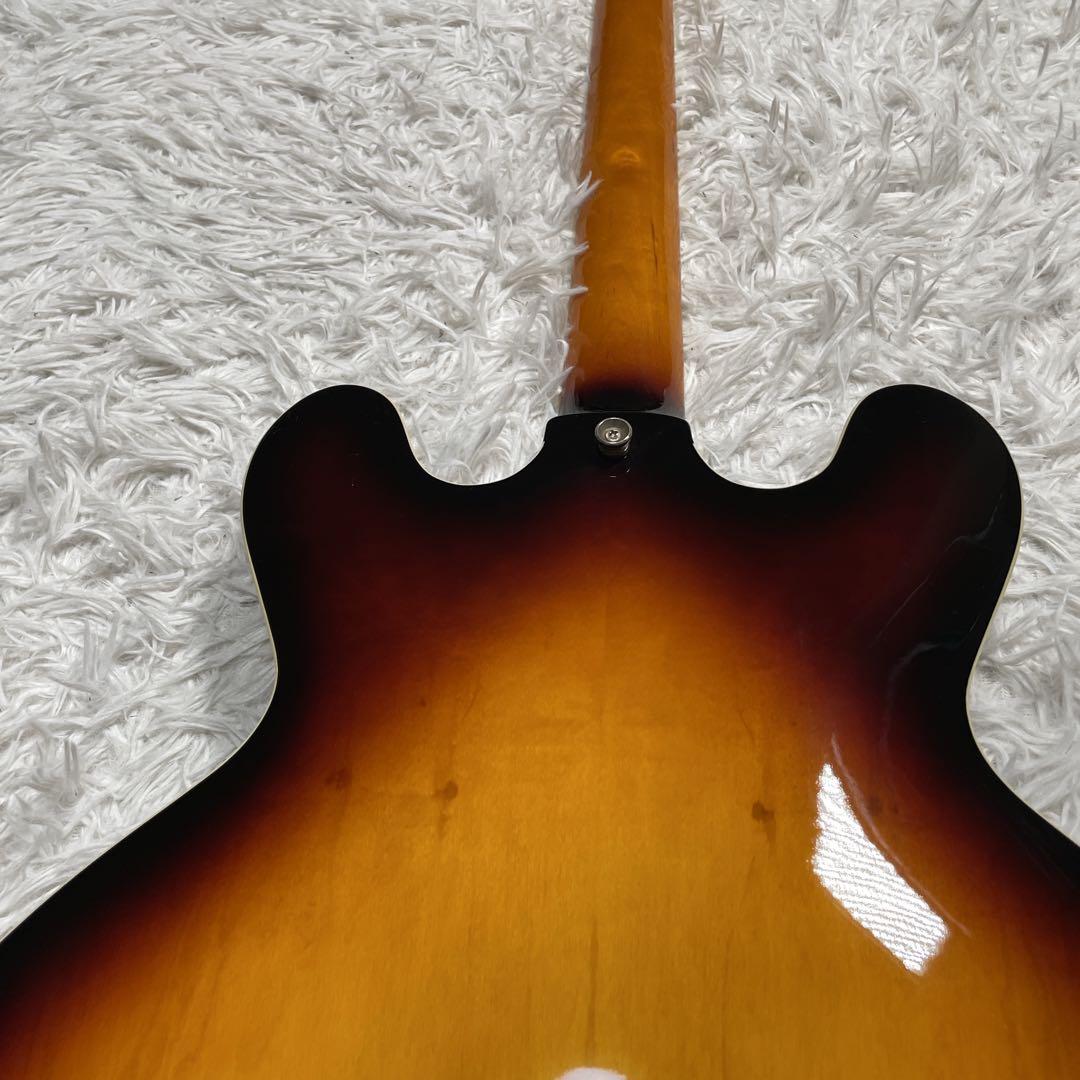 ARIA Pro 2 BLITZ セミアコ　es335タイプ　ブラウン