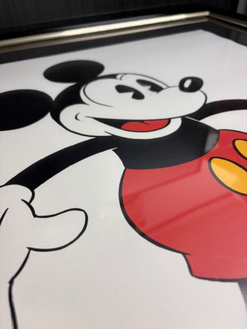 値下げしました！ミッキーマウス「手のひら」99/1500シルクスクリーン額入り
