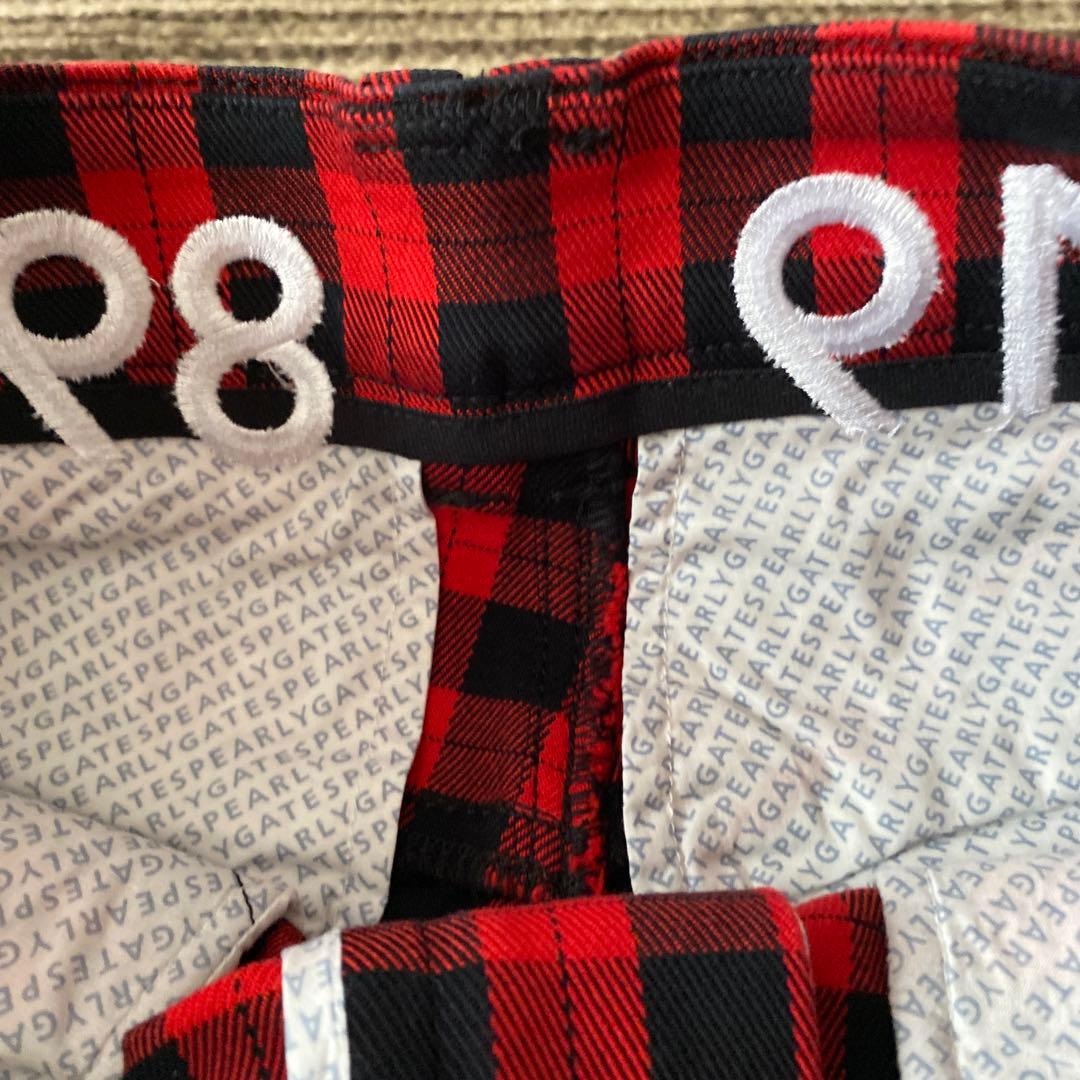 新品タグ付き　パーリゲイツ　ショートパンツ　レディース　Sゴルフウェア チェック