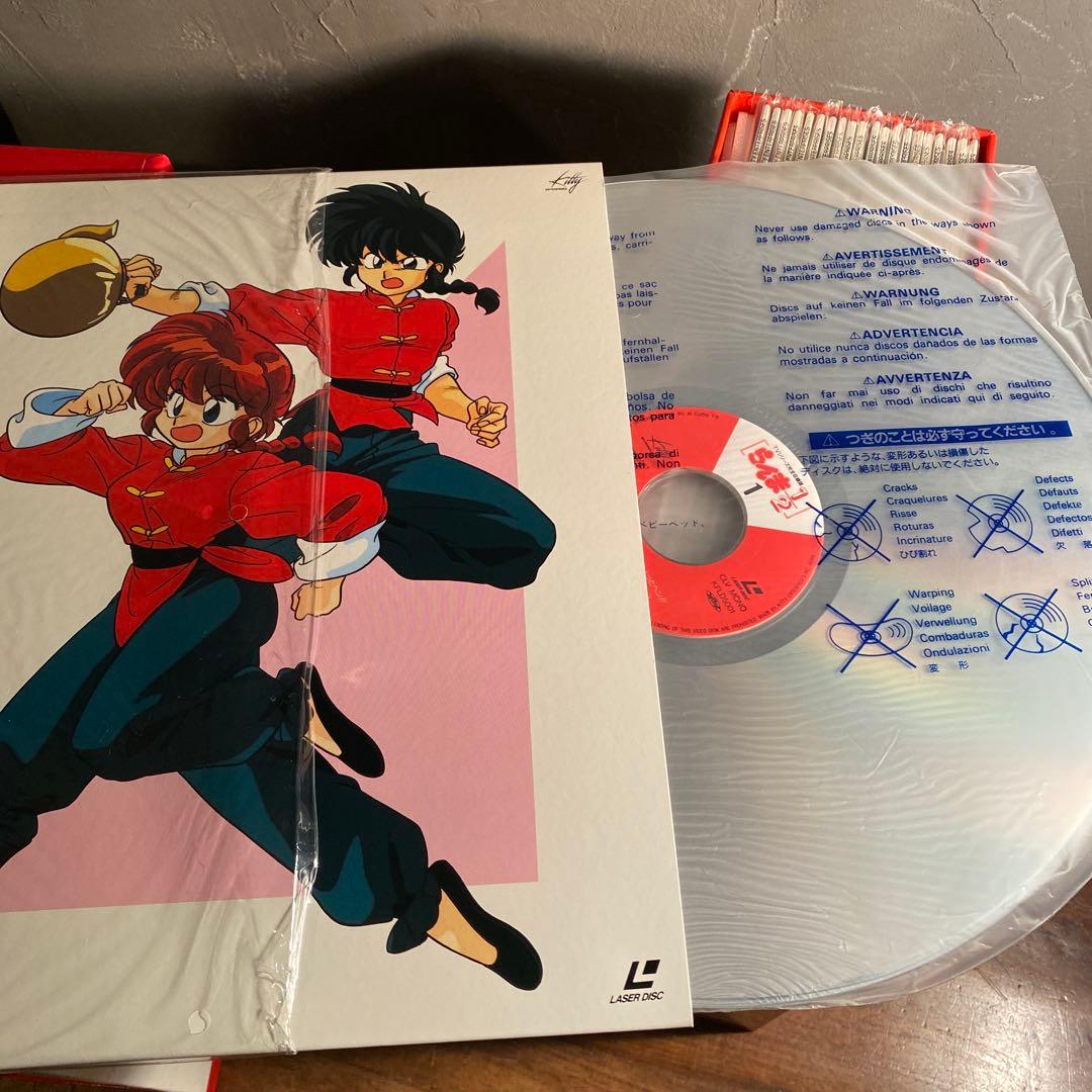 稀少 らんま1/2 TVシリーズ完全収録版 レーザーディスク 本箱付き