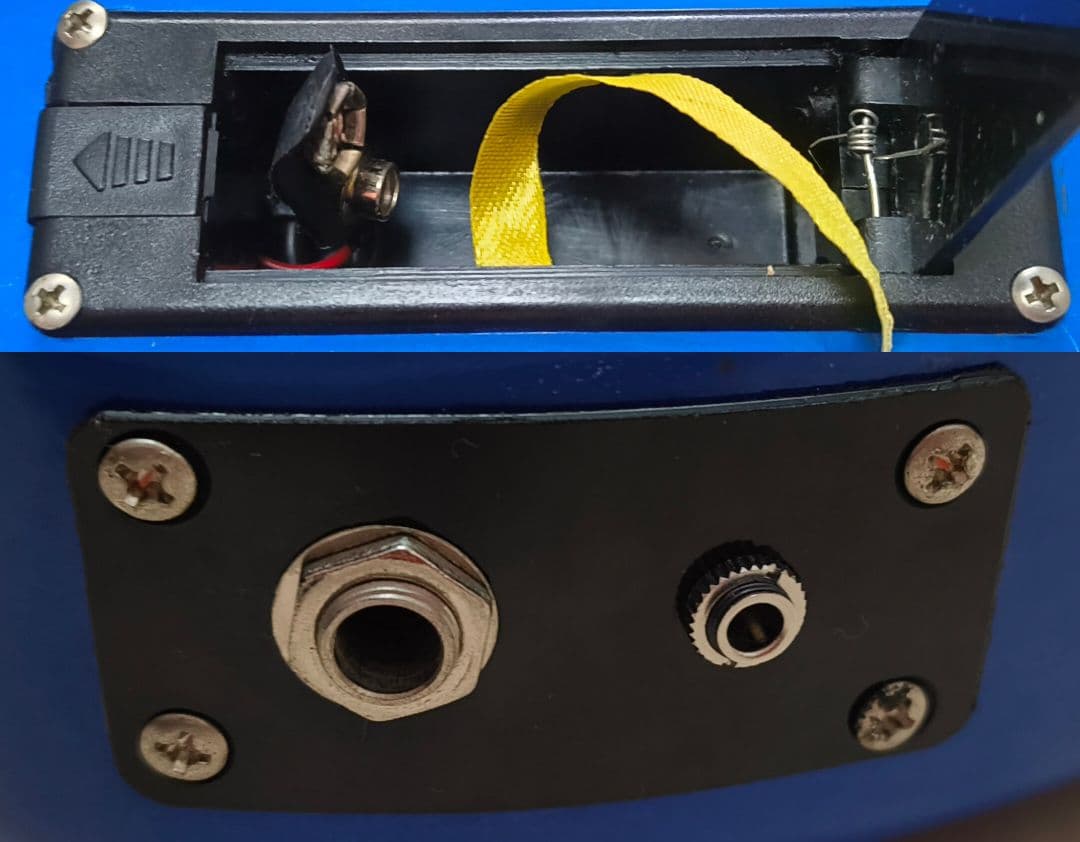 最終値下！【美品】ZO-3 ブルー アンプ内蔵ミニギター ヘッドフォン端子付