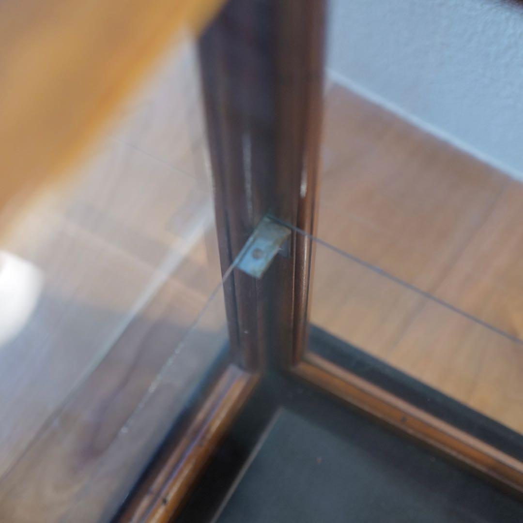 30s〜アンティークガラスショーケース 飾り棚 アメリカ製 2段式