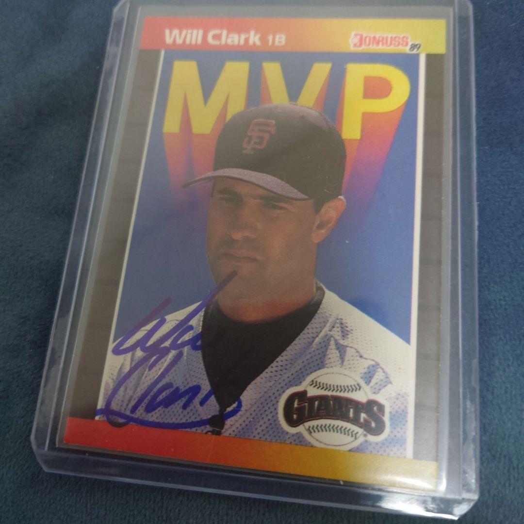 Will Clark auto 証明書有