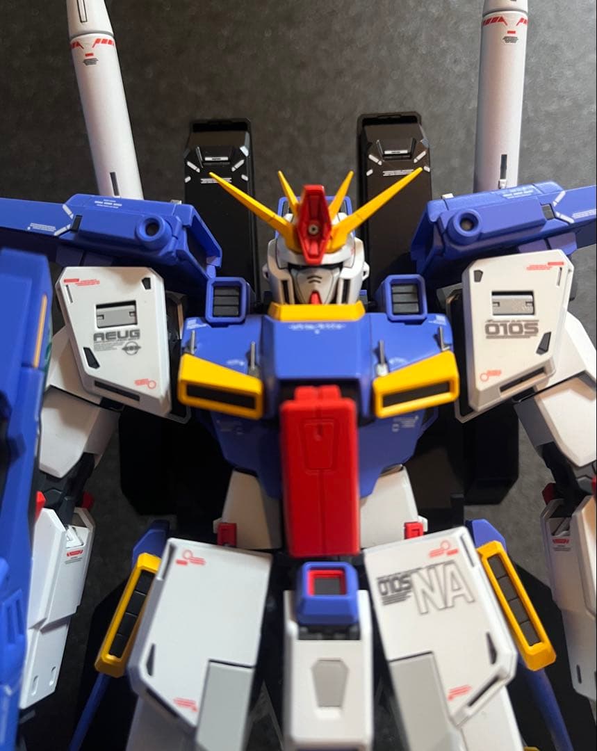 MG ZZガンダム ver.ka 全塗装 完成品 ガンプラ 強化型拡張パーツ