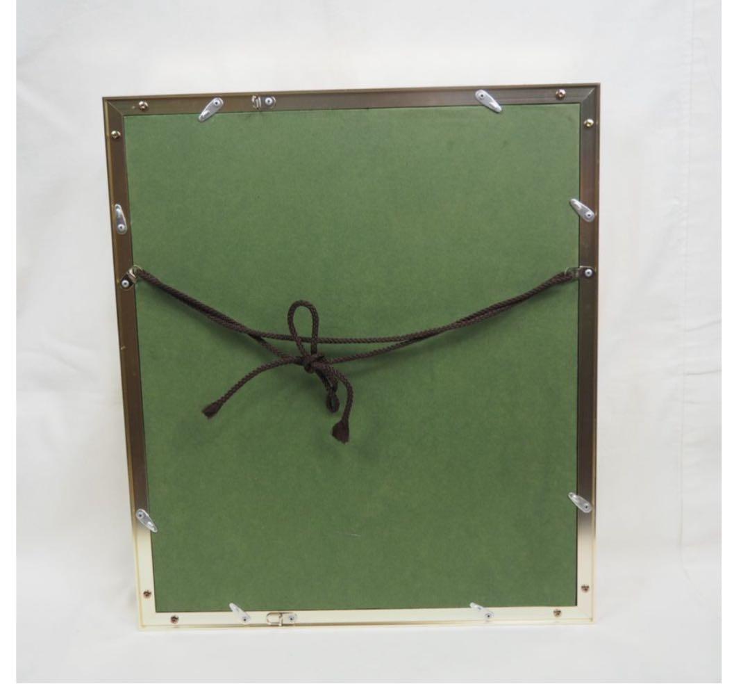 送料無料　優品刺繍額　39×34×4ｃｍ　時代物③