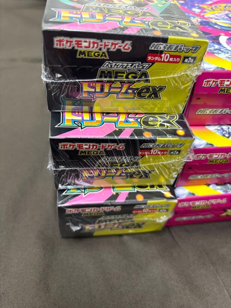 メガドリームex 3Box メガシンフォニア 3Box ポケモンカード　合計6箱