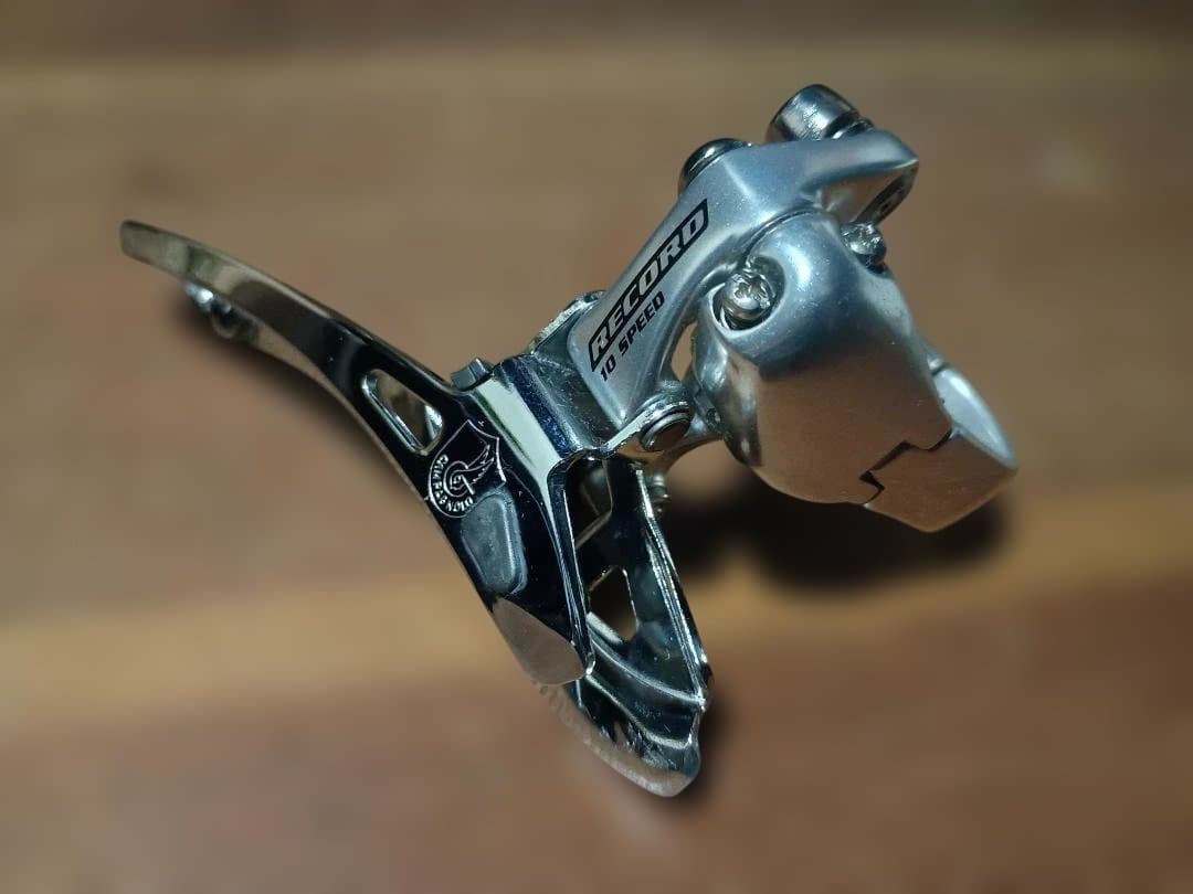 【美品・箱付】カンパニョーロ レコード FD 10s/9s 28.6mm アルミ