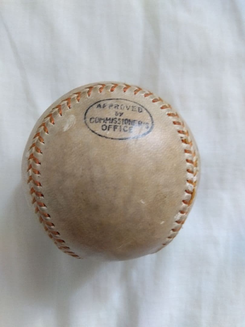 王貞治　サイン入り野球 コミッショナー承認印付き