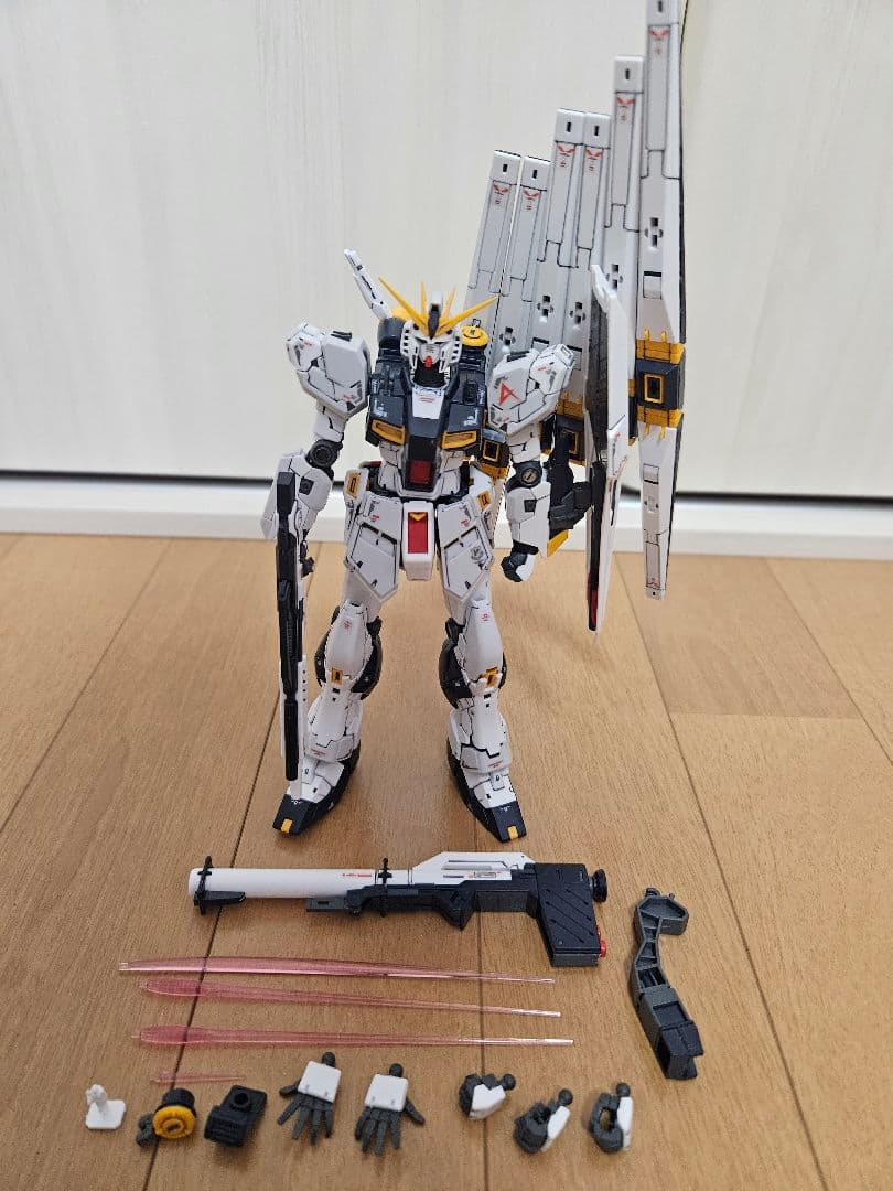 ガンプラ RG νガンダム プレバン ダブルフィンファンネル拡張ユニット