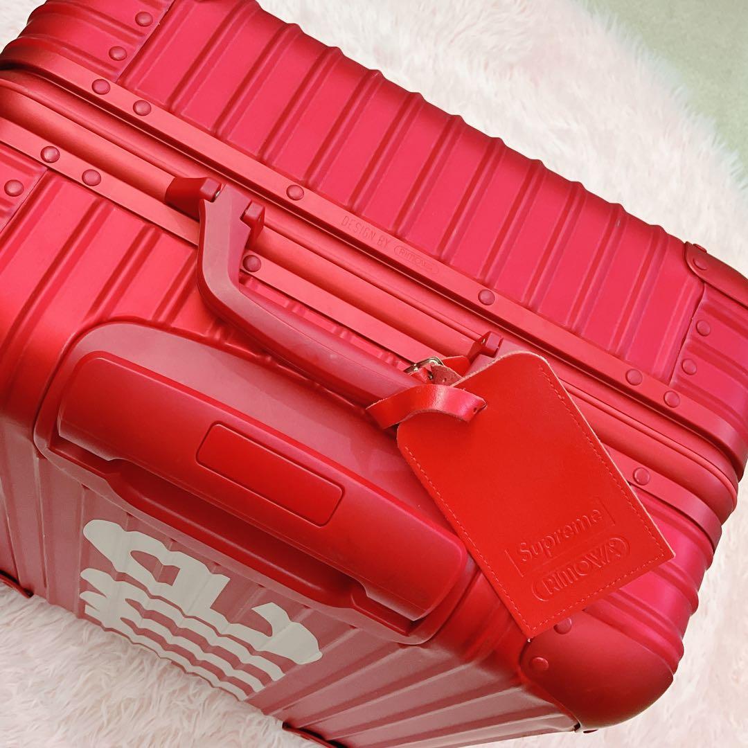 supreme RIMOWA コラボ キャリーケース 45L レッド