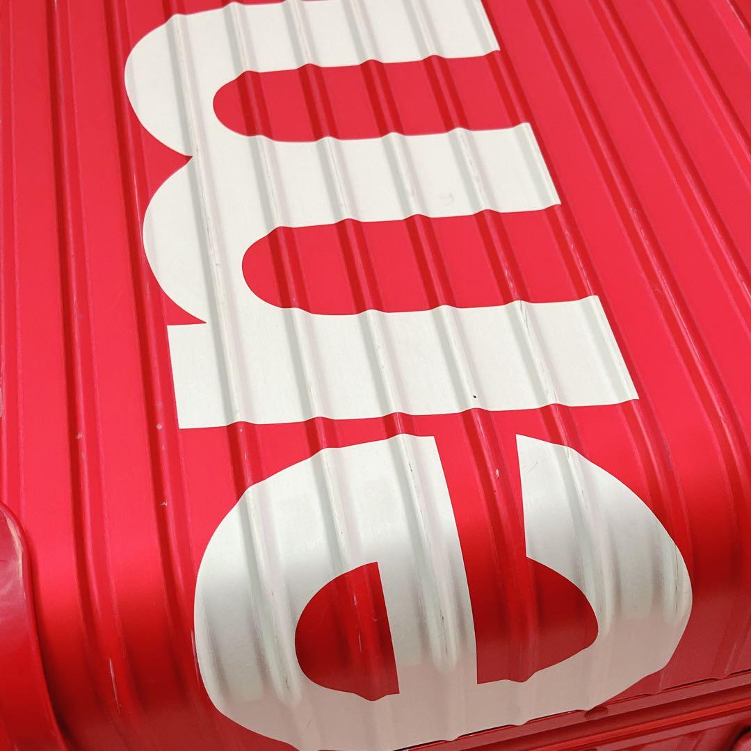 supreme RIMOWA コラボ キャリーケース 45L レッド