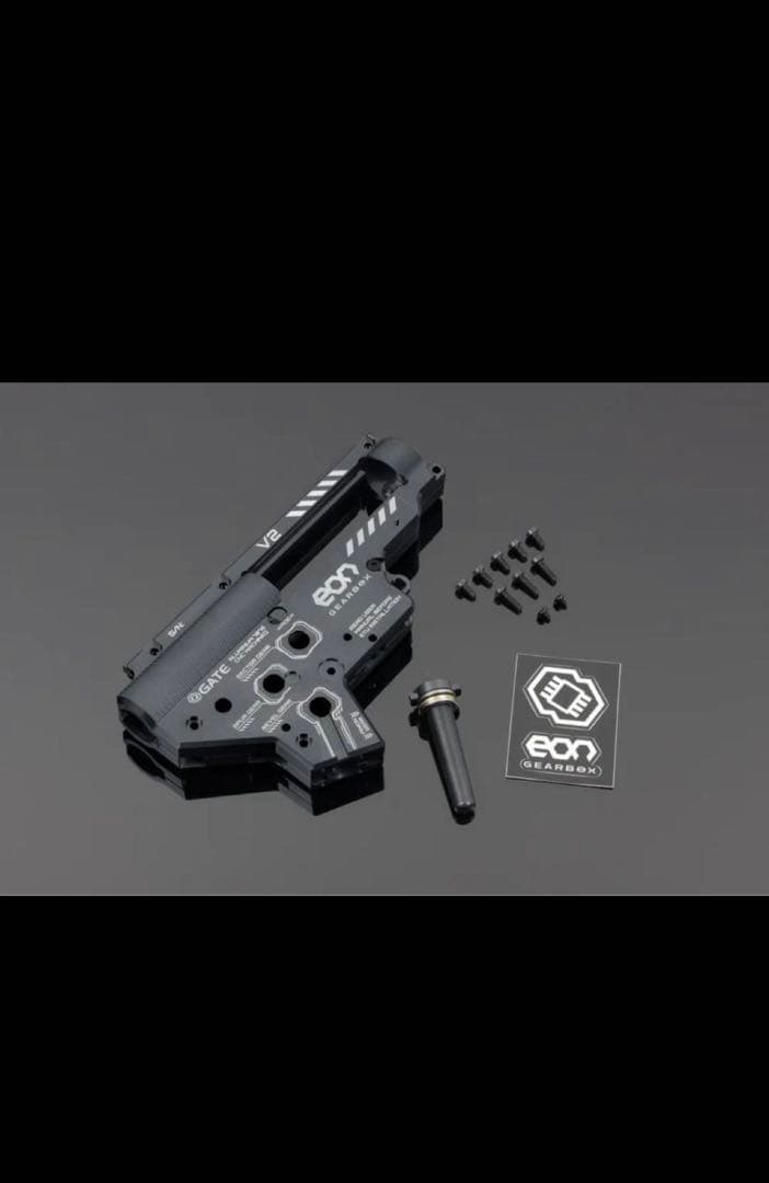 GATE製EON V2 アルミニウム ギアボックス rev. 2 CNC チタン