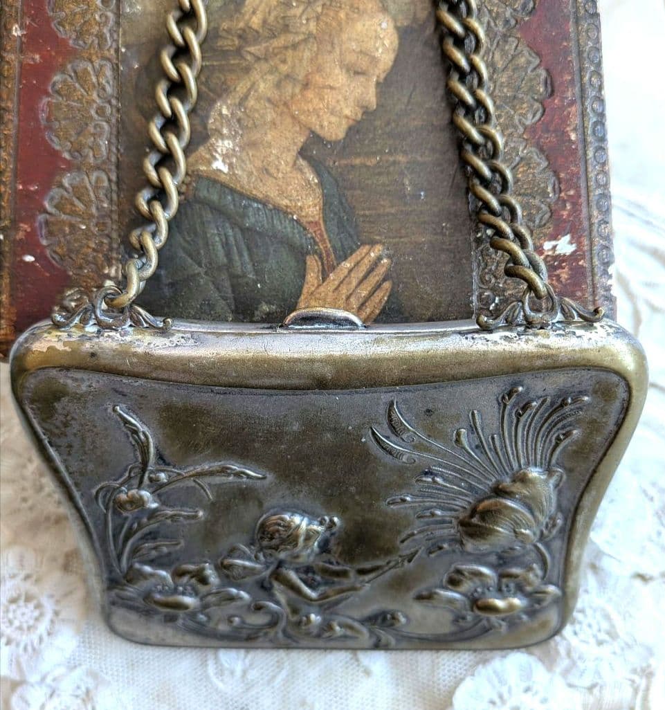 ビクトリア朝 アールヌーヴォー シルバー カラーケース 英国アンティーク