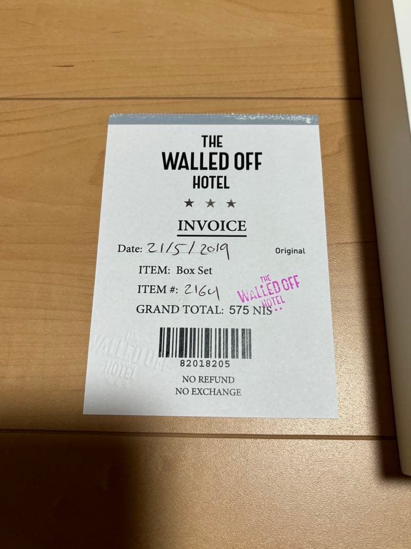 正規品 本物 Banksy バンクシー THE WALLED OFF HOTEL