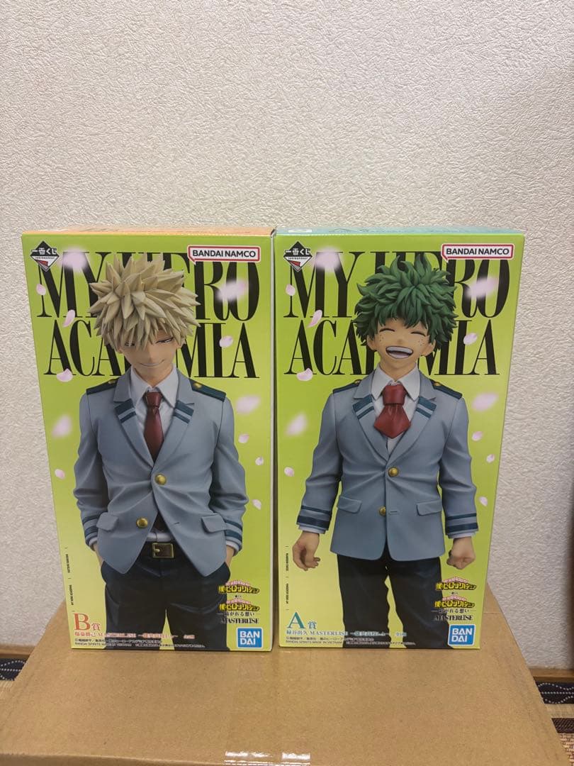 一番くじ 僕のヒーローアカデミア 紡がれる想い A賞 B賞 フィギュアセット