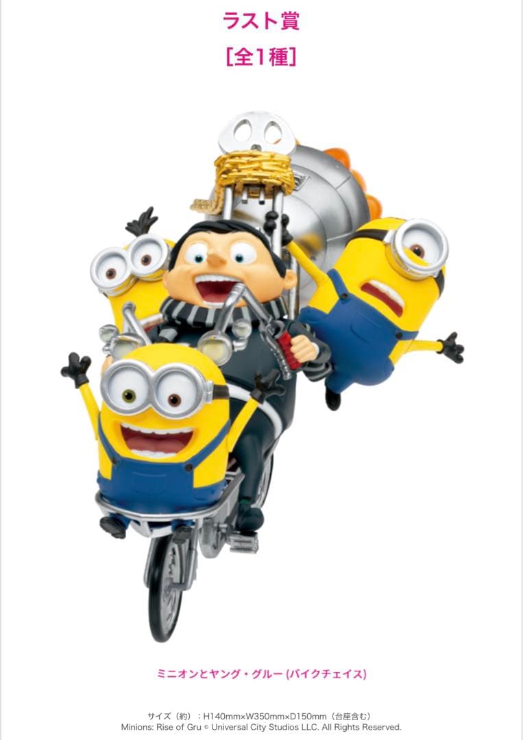 57点 ハッピーくじ　ミニオンズフィーバー　全賞Happyくじ　フィギュア